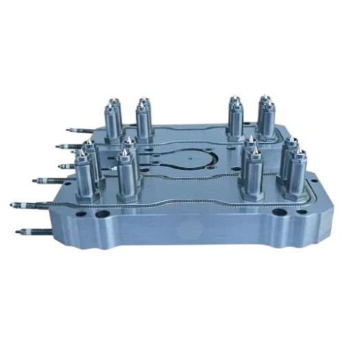 Hot Runner Screwed Nozzle Manifold